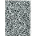 thumbnail image 1 of Linon Washable Kai Polyester 2'x3' Rug in Ivory and Black, 1 of 18