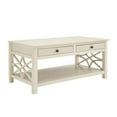 thumbnail image 1 of Linon Whitley Antique White Coffee Table, 1 of 18