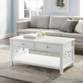 thumbnail image 1 of Linon Whitley Two-Drawer Coffee Table, Multiple Finishes, 1 of 10
