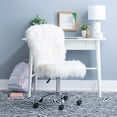 thumbnail image 1 of Linon Wilaford Task Chair with Adjustable Height & Swivel, 275 lb. Capacity, White, 1 of 16