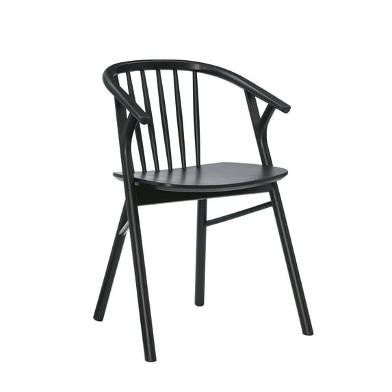 Linon Wilbeth Dining Side Chair, Black