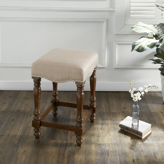 Linon Willow Backless Counter Stool