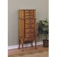 thumbnail image 1 of Shauna Jewelry Armoire, Distressed Oak with Black Lining, 1 of 20