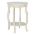 thumbnail image 1 of Linon Wren 18.5" Round Accent End Table with Shelf in Off White Painted Wood, 1 of 7