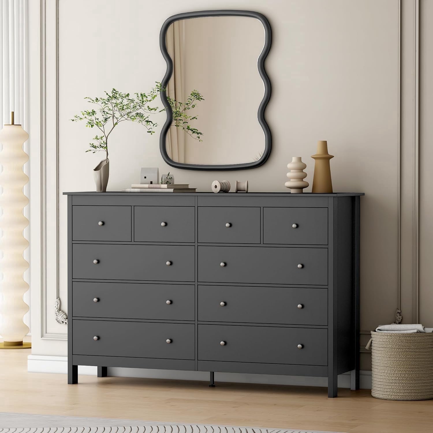 slim fit dress slacks Rio 6 Drawer Dresser