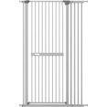 Linor Cat Gate, 60" Extra Tall Pet Gate with 36.2" to 39.4" Openings