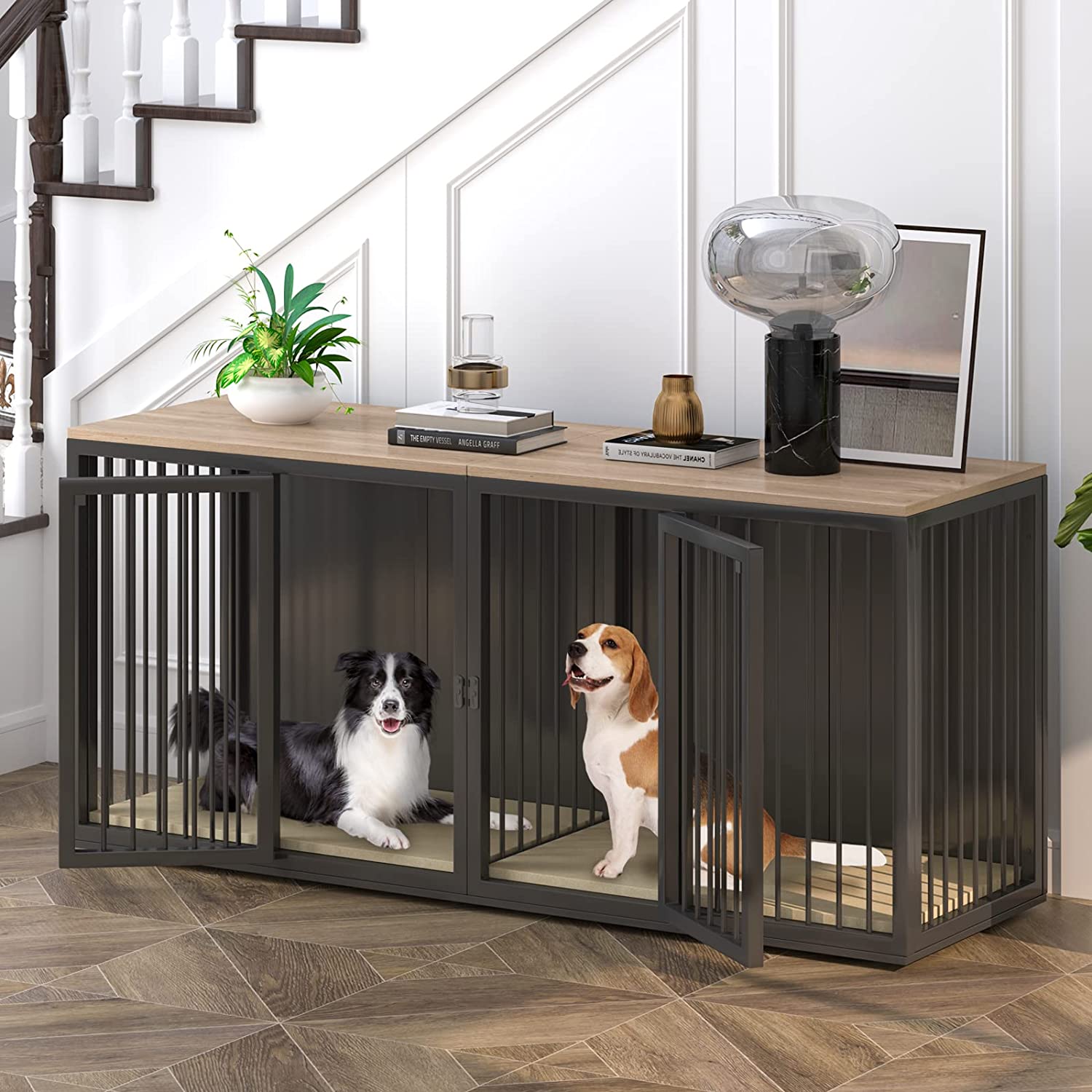 Eagle Furniture Large Double Wide Dog Crate Credenza