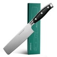 thumbnail image 1 of Linoroso 7 inch Nakiri Knife Vegetable Cleaver Kitchen Knife, German High Carbon Stainless Steel, 1 of 9