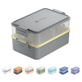 Sistema To Go Multi Split Food Storage Container, Clear with Coloured  Clips, 820 ml