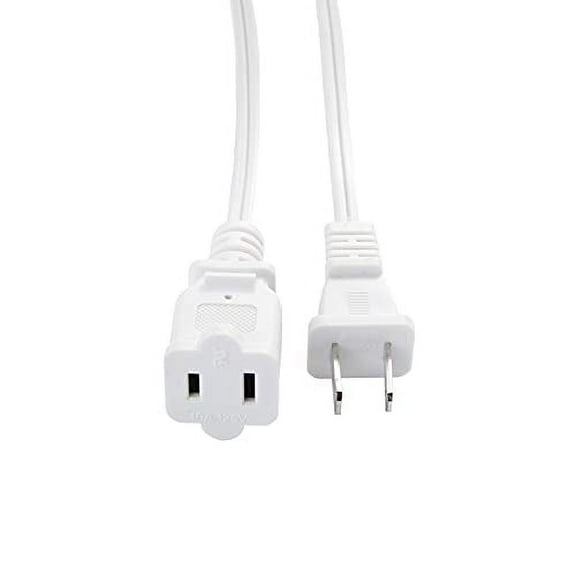 Linp Polarized 5' Cord Power Cable, Porcelain White