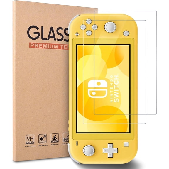 Linsaner 1-Piece Tempered Glass Screen Protector, Custom-Made for Nintendo Switch Lite HD,Anti-Scratch,Clear and Transparent,Fingerprint-Resistant, Bubble-Free Installation,Fit for Switch Lite