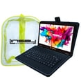 thumbnail image 1 of Linsay 10.1" Octa Core 4GB RAM 128GB Storage Android 13 Tablet with Keyboard Black and Backpack, 1 of 3