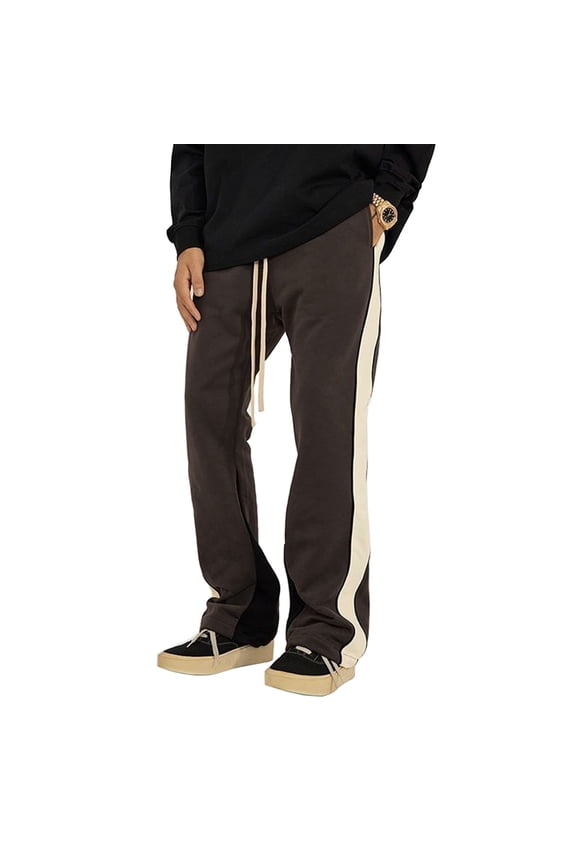 Casual Sweatpants for Women Flare Dancing Joggers Woman's Patchwork Straight Sport Trousers Y2K Streetwear