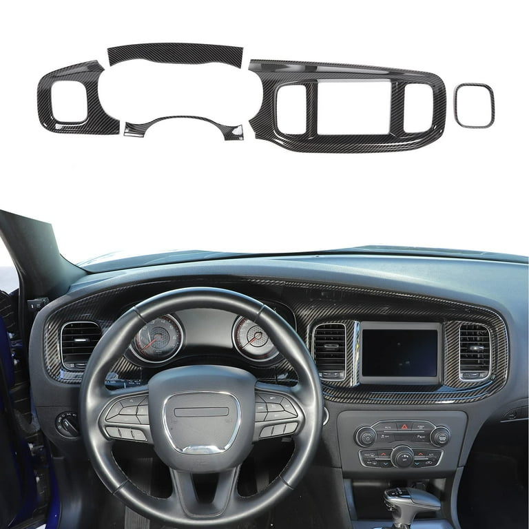 Linskip Dash Board Trim Compatible with Dodge Charger 2015 2016