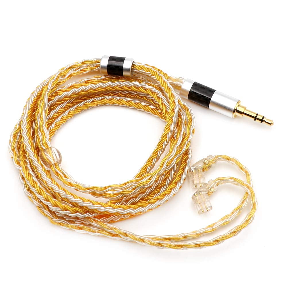Linsoul Tripowin Jelly Upgraded 16 Core IEM Cable - Silver-Plated OCC & Graphene Mix, 4.4mm To 2pin 0.78mm