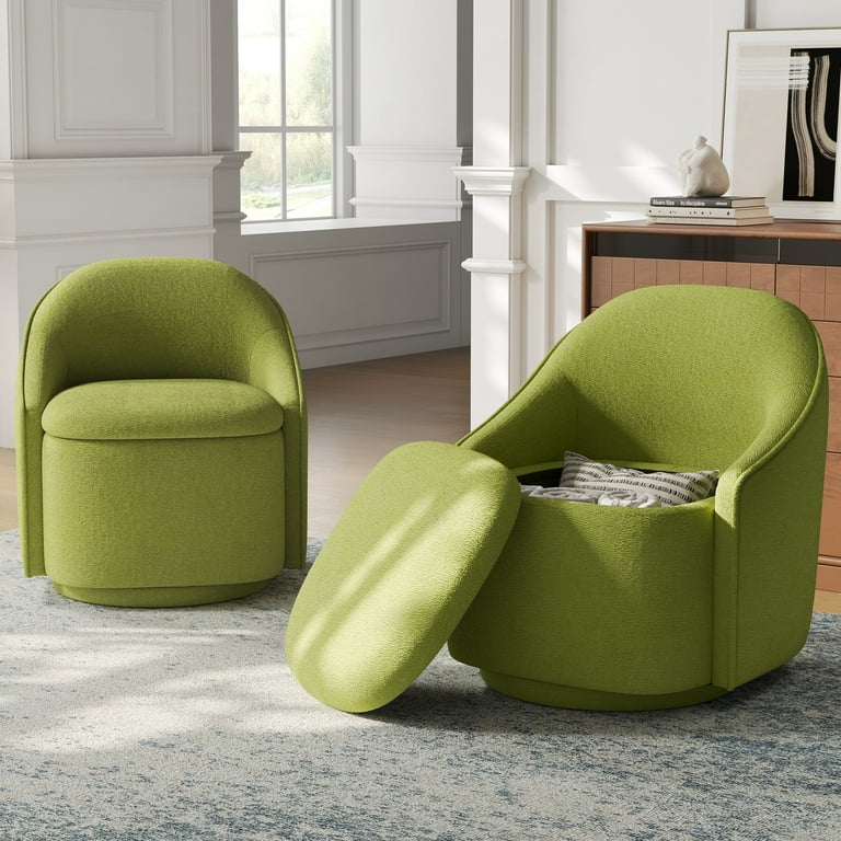 Linsy Home 360° Swivel Accent Chair Set of with Hidden Storage
