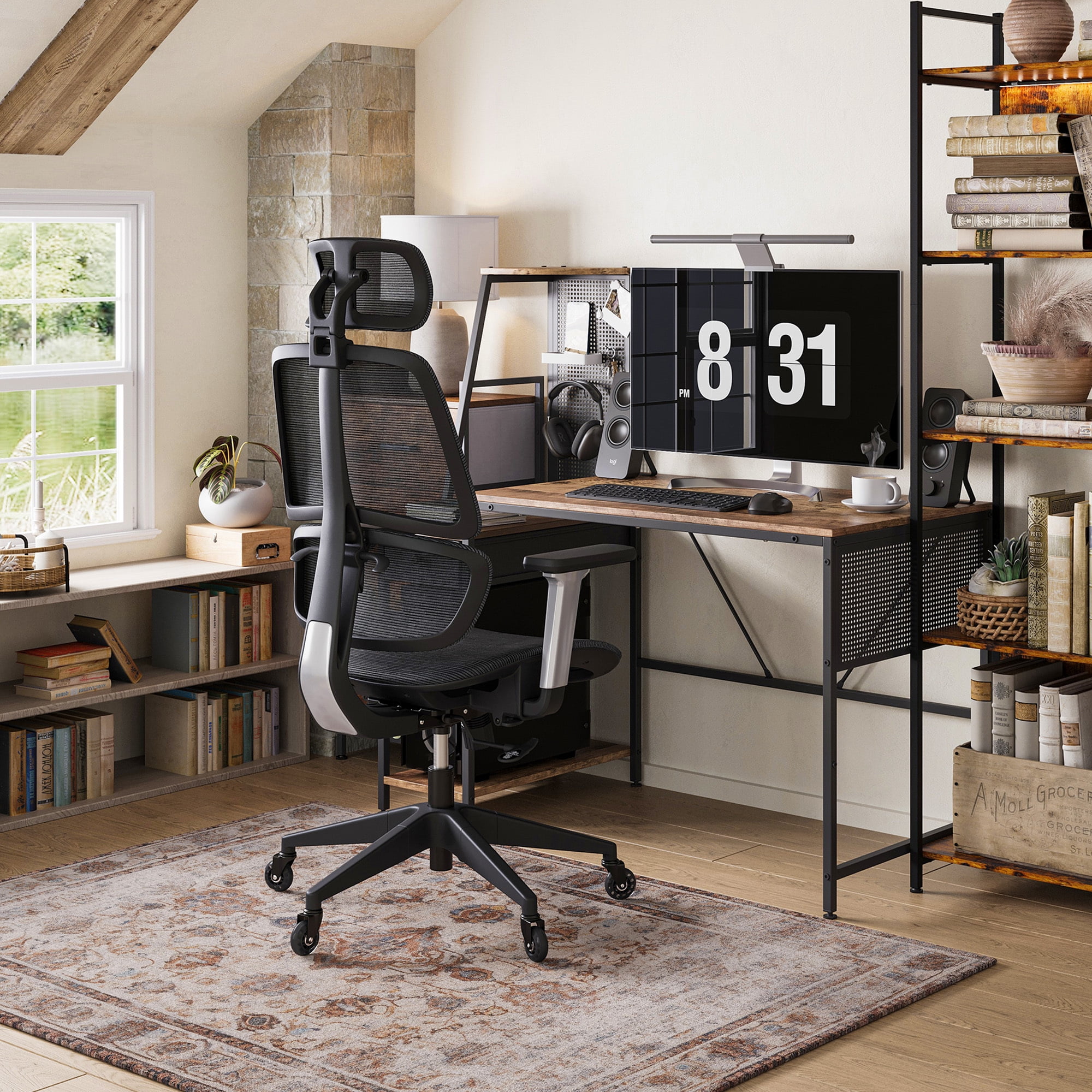 Linsy Home HighBack Ergonomic Office Chair, Swivel Computer Desk Chair