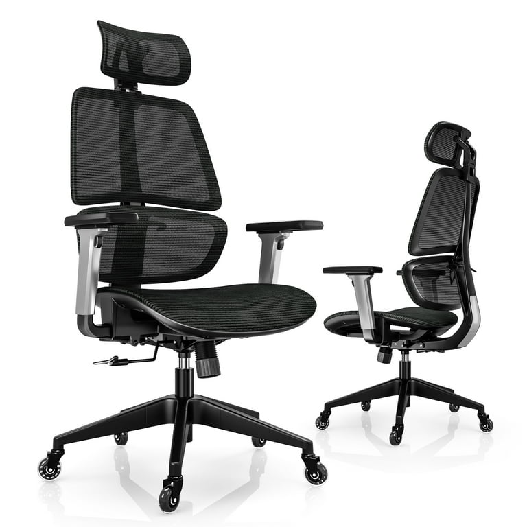 Adjustable desk chair with wheels sales