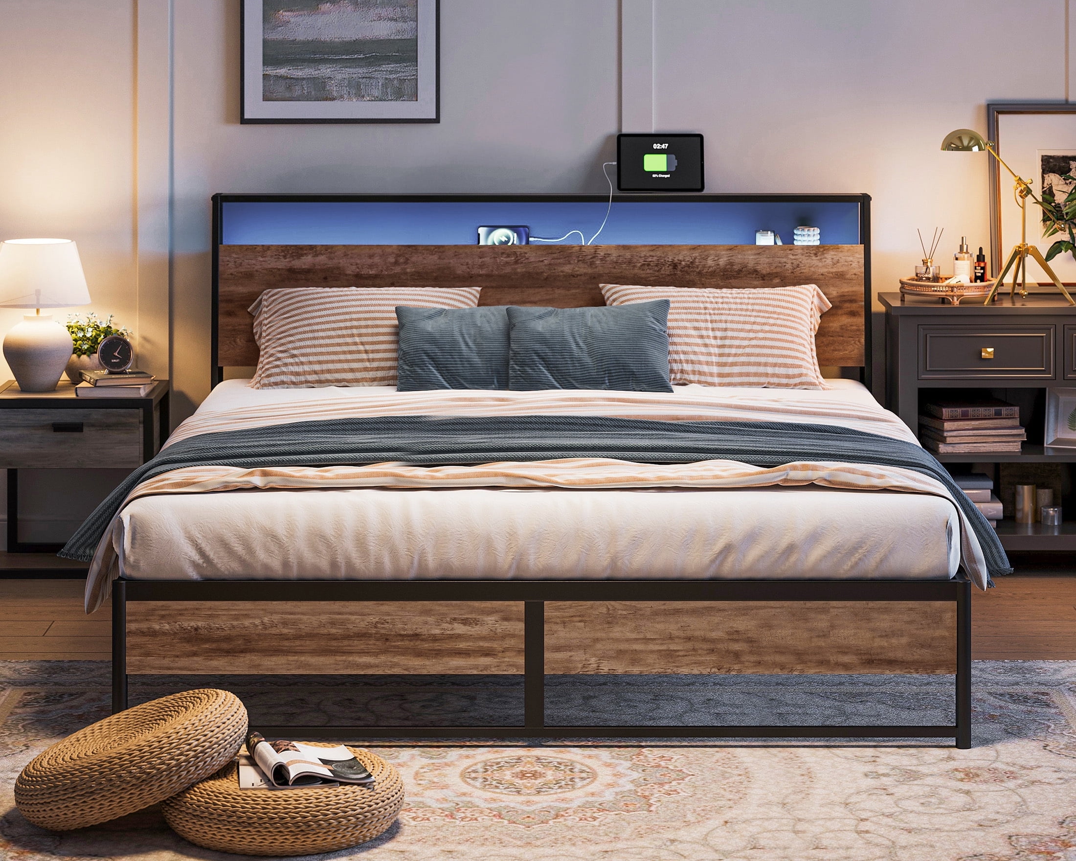 At home store bed frames discount