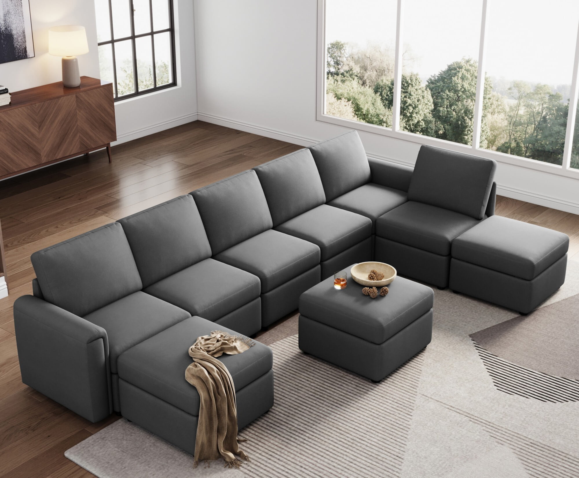 Oversized Modular Couch Sectional Sofa
