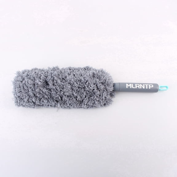 Lint Free 16.8'' Hand Duster,Microfiber Duster with Reusable and Washable Dusting Head for Household Cleaning,Furniture,Car