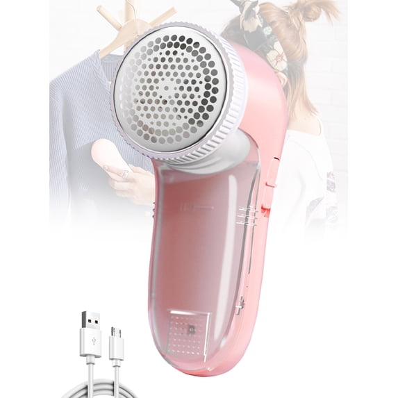 Lint Remover For Clothing 3 Blades USB Rechargeable Portable Electric Clothes Shaver Hairball Trimmer Removal Fluffs Home Travel