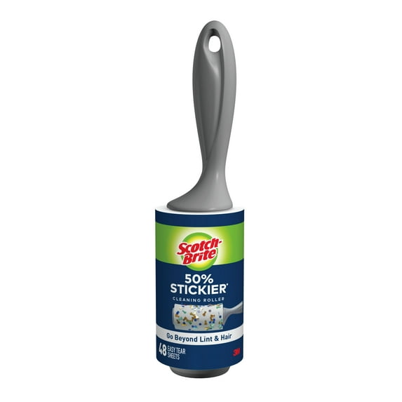 Lint Roller, Extra Sticky, Heavy-Duty Handlle, 48 Sheets/roll | Bundle of 5