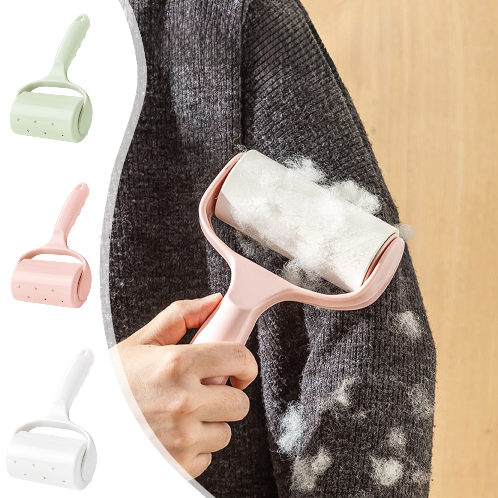 Enjoy Lint Roller, Enjoy Sticky Lint Roller, 2 In1 Washable Lint Remover, Portable Reusable Mini Lint Roller Pet Hair Remover Sticky Lint Roller Ball Cl - View #9