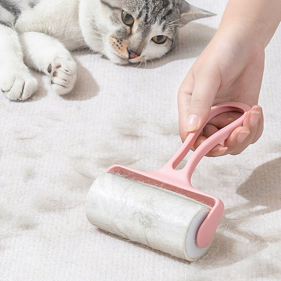 Lint Roller Refill Paper, 60-Sheet Pet Hair Remover, Sticky Adhesive Roller Replacement, Strong Lint Catcher for Clothes Furniture, Quick Peel Sheets