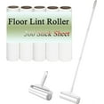 Lint Rollers for Carpet Cleaning with 5 Sticky Mop Professional Grade
