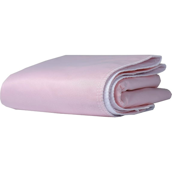 Linteum Textile (1-Piece, 34x36 in, Pink) Washable Reusable UNDERPADS, Made in The USA, Twill Face Fabric, Waterproof Incontinence Bed Pads