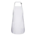 thumbnail image 1 of Linteum Textile (12- Pack 30x21 in, White) Two-Pocket TWILL BIB APRON with Adjustable Neck Strap, 1 of 4