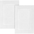 thumbnail image 1 of Linteum Textile (2-Pack, 21x30 in., White) 100% Cotton Bath Mats [Not a Bathroom Rug], 1 of 7