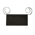 thumbnail image 1 of Linteum Textile (2-Pack, 24x12 in, Black) 3-Pocket Waiter WAIST APRON, 1 of 7