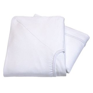 Lenenz Hospital Bed Sheet - Soft Jersey Twin Fitted Sheets 2 Pack - Knitted Fitted Hospital Bed Sheets - 36