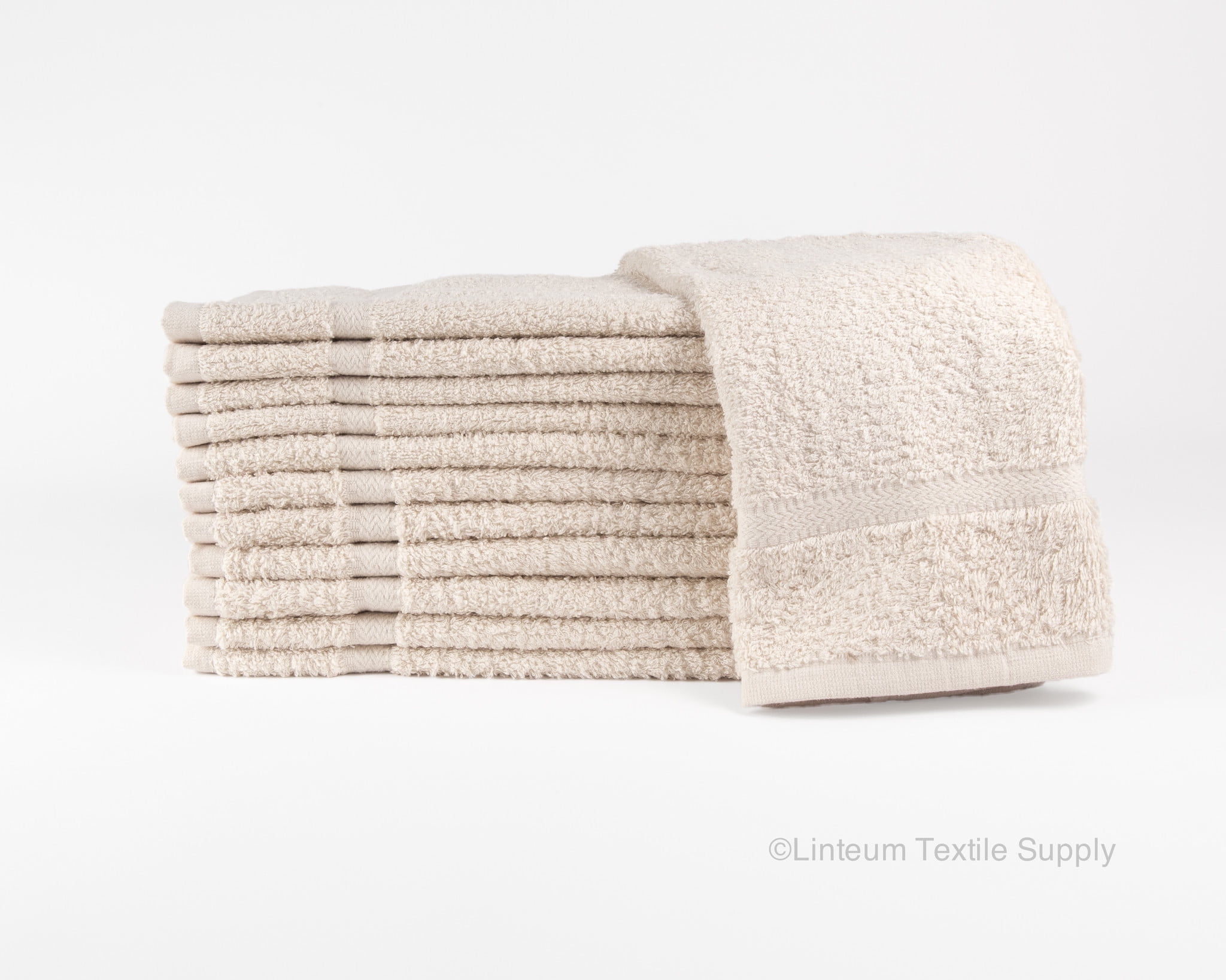 Linteum Textile Beige 12 Pack Luxury Hand Towel 16x27 Inches Premium 100 Cotton Ultra Soft and Highly Absorbent Towels for Bathrooms Gyms Showers Hotels and Spas Walmart Business Supplies