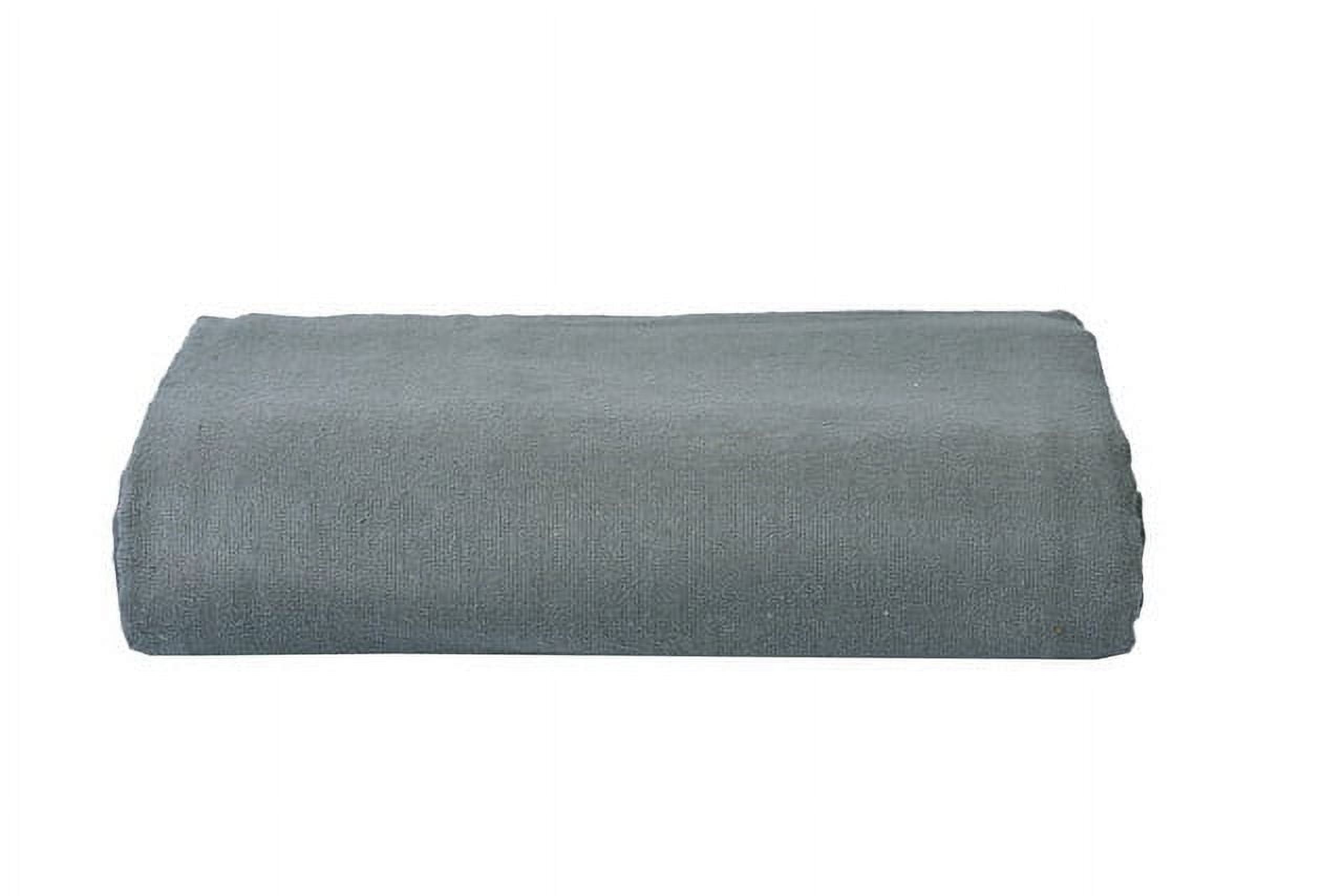 Linteum Textile Cotton Blended Hospital Patient Bath Blanket Bed Bath Sheet Queen Blanket Lightweight Sheet Blankets for Home Hospitals and Nursing Homes 90x90 in 2.25 lb. Charcoal Walmart
