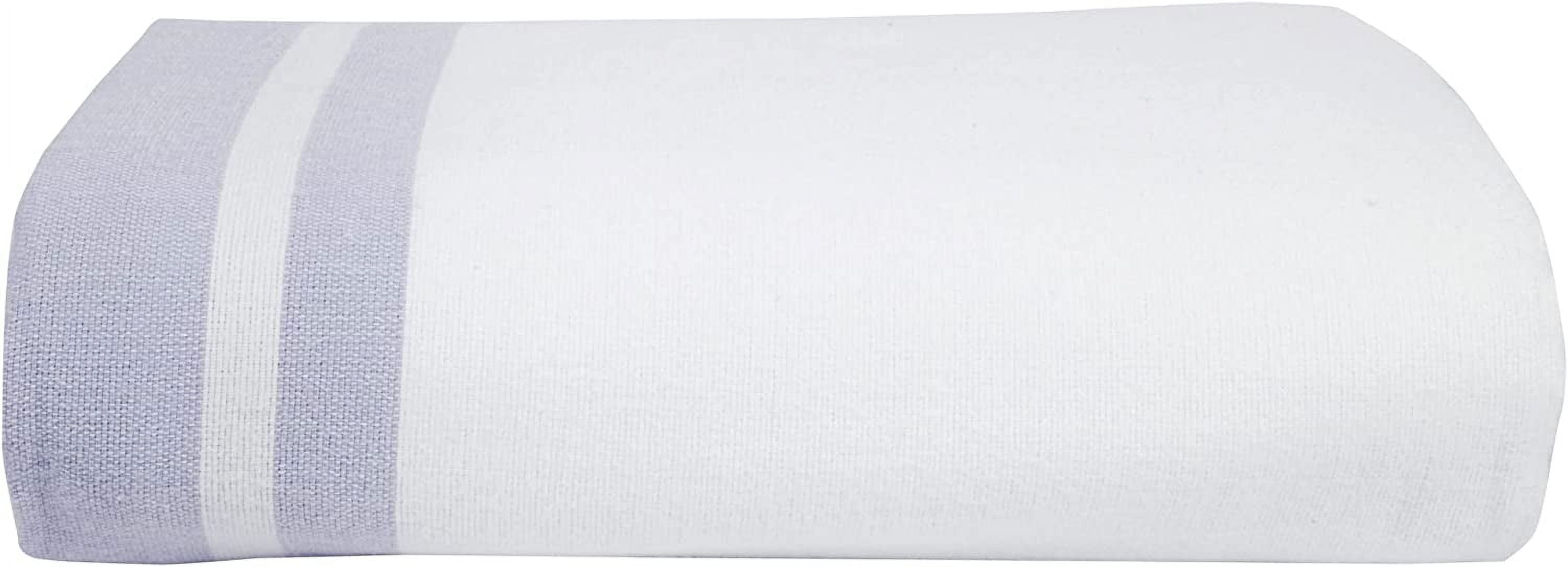 Linteum Textile Cotton Blended Hospital Patient Bath Blanket, Bed Bath Sheet, Twin Blanket