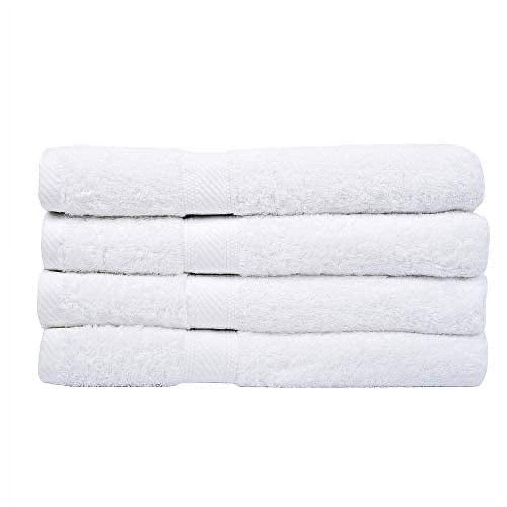 Linteum Textile Supply Hotel Quality Bath Towels (White) Highly