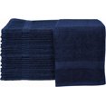 thumbnail image 1 of Linteum Textile Supply Navy Blue Hand Towels for Bathroom 16x27 Inches 100% Cotton Zero Twist Hand Towel Set Quick Dry Highly Absorbent Spa Towels Bulk for Salon, Home, Hotel, Gym [Pack of 12], 1 of 4