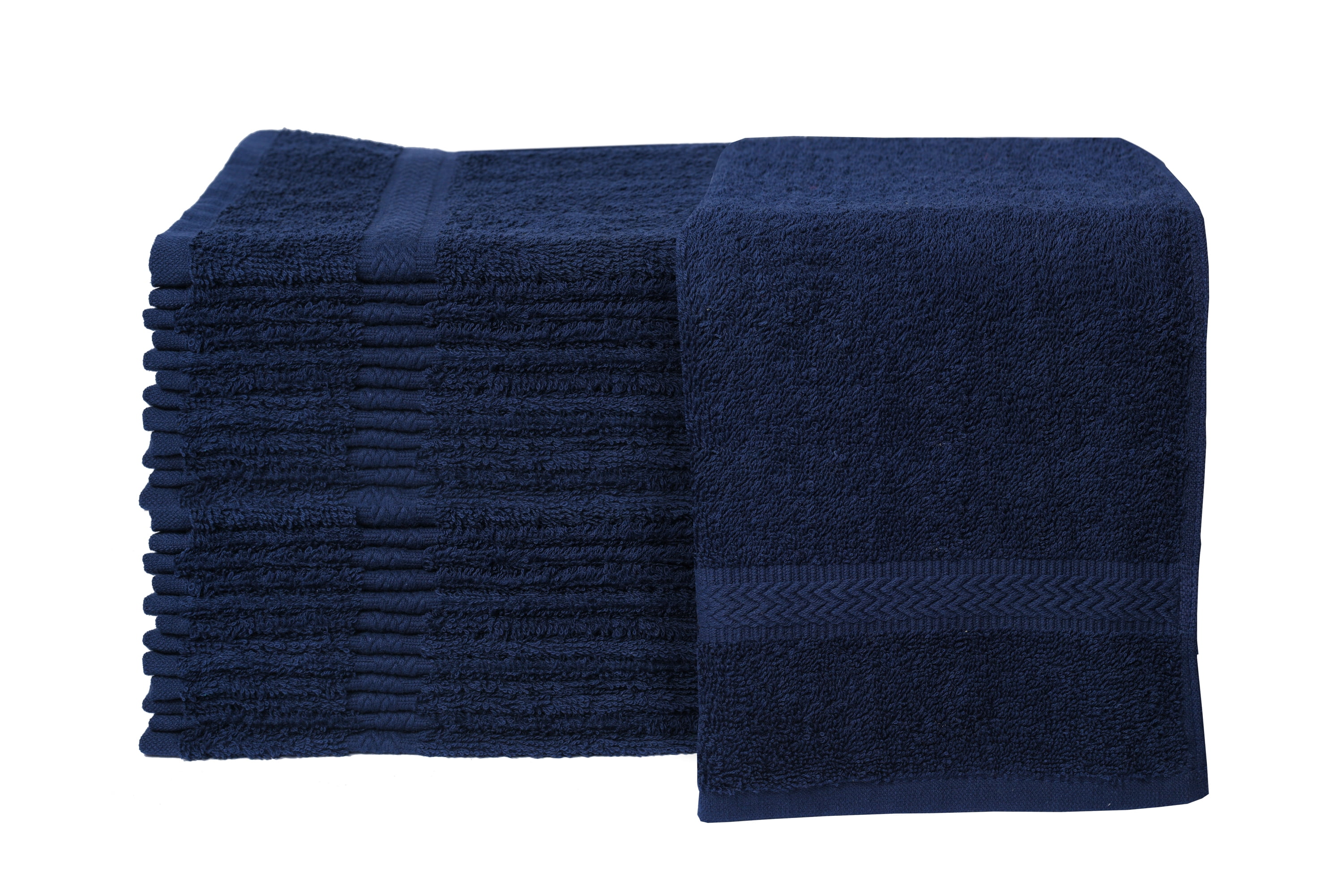 Linteum Textile Supply Premium Hand Towels (Navy Blue) Absorbent Towel