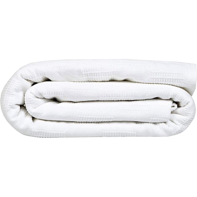 Linteum Textile Supply Thermal Blanket (White, Queen) Long Lasting and