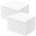 thumbnail image 1 of Linteum Textile White Poly/Cotton Pillowcases –Queen/Standard Size, T-200 Quality, Soft, Wrinkle-Free, Shrink-Resistant Pillowcase Cover–for Hotels, Spa, Home, Dorms and Hospitals (12 Pack), 1 of 6
