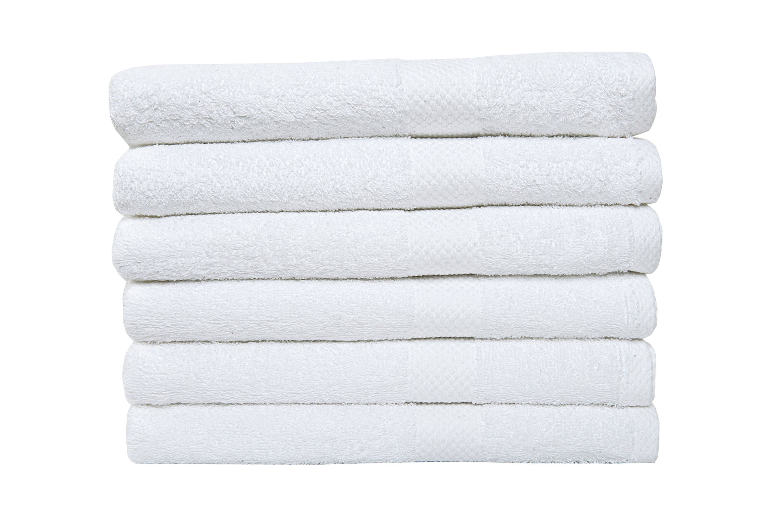 belem Economical 60 White Large Bath Towels Bulk (24x50)- 5 Dozen Wholesale  Cheap Bath Towel Set- Save $149 in Bulk Bath Towels – Light Weight, Quick