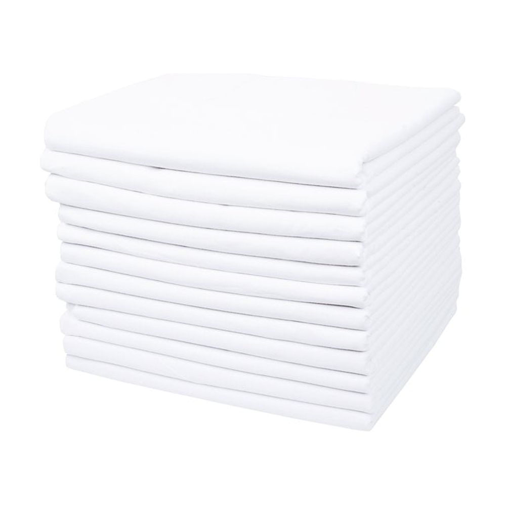 Linteum Textile XXL Twin Flat Sheets 66"x115" White 250 Thread Count