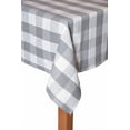 thumbnail image 1 of Lintex Linens Farm Check 100 Cotton Table Cloth Grey 52x70 Rectangle, 1 of 4