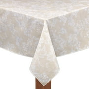Lintex Linens Grapevine Indoor/Outdoor Vinyl Tablecloth Ivory 52"x52" Square