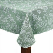 Lintex Linens Grapevine Indoor/Outdoor Vinyl Tablecloth Sage 70" Round Round