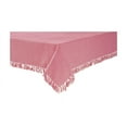 thumbnail image 1 of Lintex Linens Homespun Check 100% Cotton Woven Fringed Tablecloth 52"X70", Red, 1 of 2