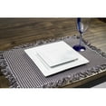 thumbnail image 1 of Lintex Linens Homespun Check Chocolate 100% Cotton Placemat (Set of 4), 1 of 5